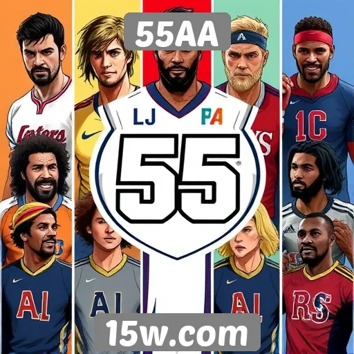 A diversidade de gêneros disponíveis em 55AA