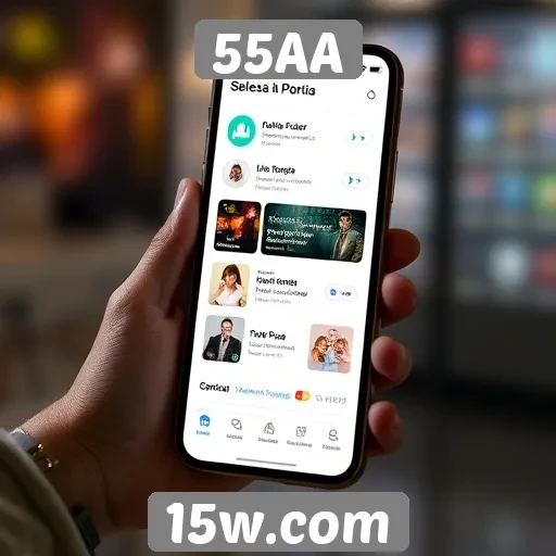 Novos recursos de personalização no site 55AA