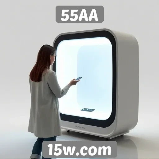 Evolução do design no portal 55AA