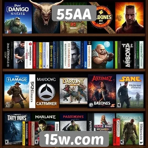 Análise da biblioteca de jogos disponível no site 55AA